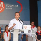 Zapatero, en la fiesta de Rodiezmo del año pasado.