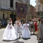 La procesión del Santísimo Sacramento fue el acto principal del día de San Bartolomé
