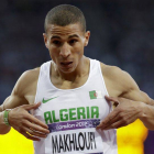 El atleta argelino Taoufik Makhloufi, tras clasificarse para la final de 1.500 metros.