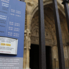Sin visitantes ni ingresos la Catedral de León no podrá afrontar este año obras de restauración. FERNANDO OTERO