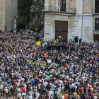 Concentración de la Asociación de víctimas del accidente del metro de Valencia el día 3 de julio del 2015.