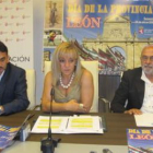 Emilio Redondo, Isabel Carrasco y Avelino Vázquez presentaron los actos del Día de la Provincia.