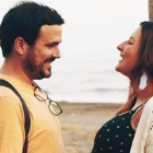 Alberto Garzón junto a su esposa, Anna Ruiz, durante el embarazo.