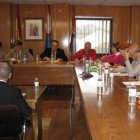 Parte el grupo socialista durante un reciente Pleno.