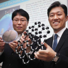 Samsung Electronics Co. presenta la estructura de un nuevo transistor fabricado con grafeno.