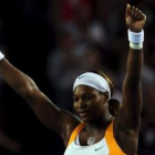 Serena celebra su triunfo en la final de Australia.