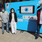 Concepción de Vega, Antonio Donís, Silvia Franco y Antonio Morán, en la presentación. L. DE LA MATA