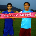 Galán fue el primer español que jugó en la máxima categoría del fútbol tailandés. DL
