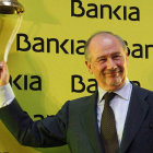 Rodrigo Rato, ex presidente de Bankia, el día de la salida a bolsa de la entidad. AGENCIAS