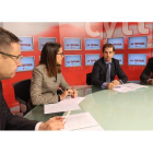 Manuel Domínguez, Silvia Nogueiro, Francisco Marín y Juan Carlos Franco, en el programa La Tertulia de esta semana. L. DE LA MATA