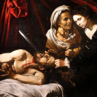 Detalle del cuadro enontrado en Toulouse y cuya autoría podría ser de Caravaggio.