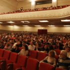 Espectadores en el Teatro Bergidum, en una foto de archivo.