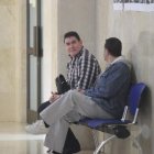 El celador, mirando a la cámara, el pasado viernes antes de declarar ante el magistrado del 8.