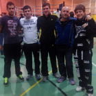El equipo de León Gym con su entrenador Alfredo Arrojo