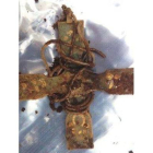 Una cruz localizada en el yacimiento vikingo.