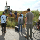 Exhumación de otra fosa anterior en Magaz de Abajo, en agosto de 2008. L. DE LA MATA