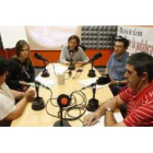 Mercedes Fernández, Cristina Fernández, la moderadora Nuria González, Javier Ampudia y Jesús Sánchez