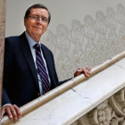 Serge Resnikoff,  experto internacional en salud ocular, en el Palau Macaya de la Obra Social La Caixa, donde se desarrolló el Congreso Mundial de Oftalmología a mediados de junio.