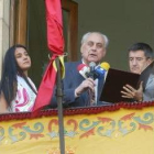 Samuel Rubio pronunció el pregón acompañado por el alcalde