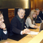 J. A. Cabrejas, García Marcos, Carrasco, Emilio Gutiérrez, Suárez Quiñones y Carlos Miller.
