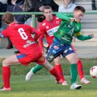 Diego Peláez es baja por lesión en el Atlético Astorga para medirse a La Bañeza en el derbi. SECUNDINO