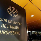 Entrada del Tribunal de Justicia de la UE, en Luxemburgo.