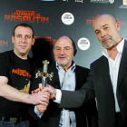 El cine vuelve a unir a 'Los Serrano' Antonio Molero, Jesús Bonilla y Antonio Resines.