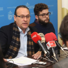 Alfonso Arias y Alejandro Barrio, ayer en el Consejo.