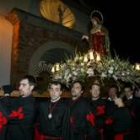 Paso de Nuestra Señora de la Esperanza que procesionó en Ponferrada