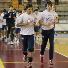 El Ademar entrenó ayer sin Ruesga para preparar el partido de mañana ante el Villa de Aranda.