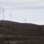 Vista de un parque eólico de la provincia de León. FERNANDO OTERO