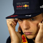 Max Verstappen, atiende una pregunta en el Gilles Villeneuve.