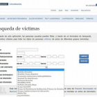 Captura de la web de la Lendekaritza en la que aparece el listado de "grupos terroristas", con la Guardia Civil entre ellos.