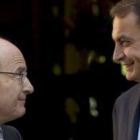 Montilla y Zapatero se reunieronllo ayer en el Palacio de La Moncloa.