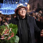 Al Bano Carrisi, a su llegada al Festival de San Remo, el pasado 6 de febrero.