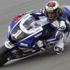 Lorenzo en la sesión de entrenamiento en Sachsenring .
