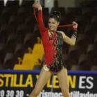 La leonesa Carolina Rodríguez está considerada como la mejor gimnasta española del momento