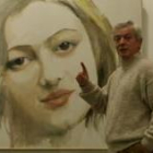 El pintor turolense afincado en el Bierzo Luis Gómez Domingo