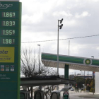 Panel con el precio de la gasolina y el diesel. MARCIANO PÉREZ