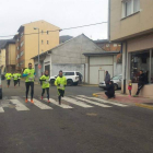 Un instante de la prueba solidaria para corredores adultos. ARAUJO