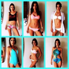 La modelo brasileña luciendo algunos de los biquinis de Victoria's Secret, en su cuenta de Instagram.