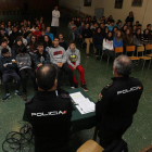 La charla tuvo lugar en el colegio Espíritu Santo.