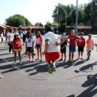 Niños en una de las actividades del coto escolar. DL