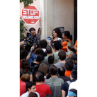 El desalojo de una vivienda de un barrio valenciano.