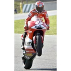 Loris Capirossi realizó un entrenamiento espectacular