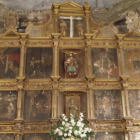 El retablo de Valdavida se encuentra en muy mal estado.