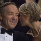 Kevin Spacey y Robin Wright, en 'House of cards'.