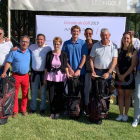 Foto de familia de los ganadores del Circuito Andbank que acogió el León Golf. DL