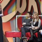 Anne Igartiburu, el lunes, durante la gala de Eurovisión .