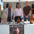 El alcalde de La Bañeza, José Miguel Palazuelo, ayer en la presentación de la feria de alfarería.